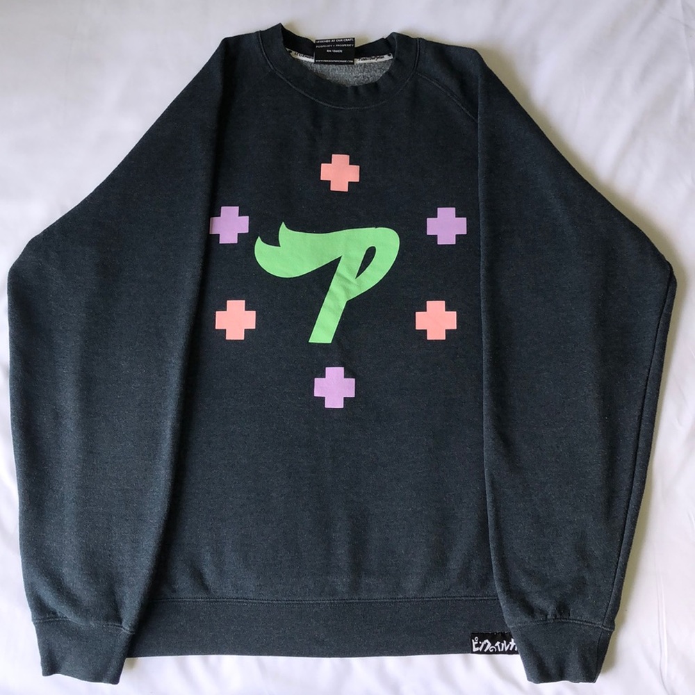 Pink Dolphin crew neck sweater.
